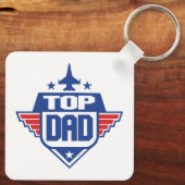 Porte-clés Meilleur Papa Avion (Verso)