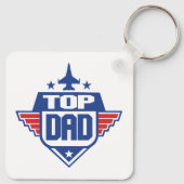 Porte-clés Meilleur Papa Avion (Dos)