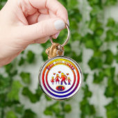 Porte-clés Meilleur papa Award Rainbow Family (Main)