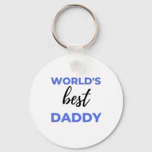 Porte-clés Meilleur papa bl du monde