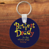 Porte-clés Meilleur papa dans le monde entier (Recto)