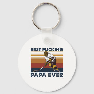 Porte-clés Meilleur Papa de Hockey Fou Drôle Citation de Papa