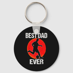 Porte-clés Meilleur Papa de Tous les Temps Vintage Papa Footb