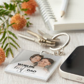 Porte-clés Meilleur papa du monde (Devant Droit)