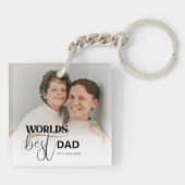 Porte-clés Meilleur papa du monde (Dos)