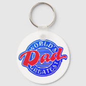 Porte-clés Meilleur papa du monde (Recto)