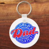 Porte-clés Meilleur papa du monde (Recto)