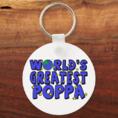 Porte-clés Meilleur Papa du Monde (Recto)