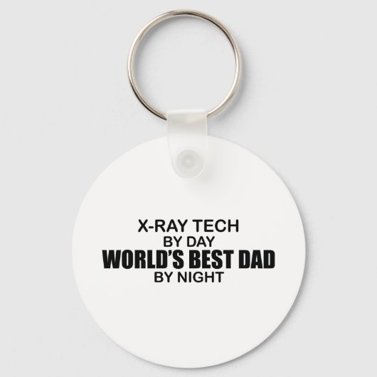 Porte-clés Meilleur papa du monde - X-Ray Tech (Recto)