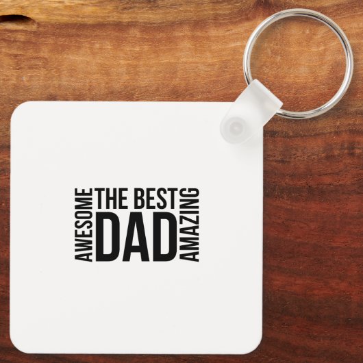 Porte-clés Meilleur papa Extraordinaire (Verso)