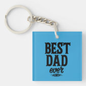 Porte-clés Meilleur papa jamais (Devant)