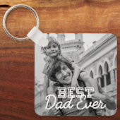 Porte-clés Meilleur Papa Jamais Cool Moderne Stitch Photo per (Recto)