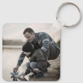 Porte-clés Meilleur papa jamais garder Multi Photo (Dos)