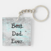 Porte-clés Meilleur papa jamais Porte - clé photo personnalis (Dos)