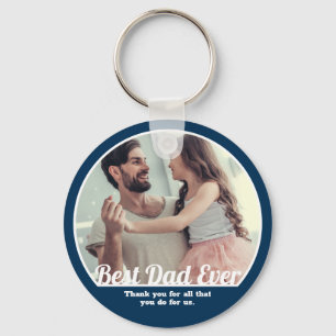 Porte-clés Meilleur papa Jamais un message moderne et garde p