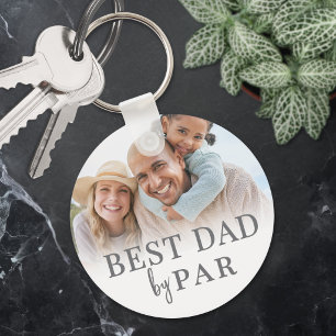 Porte-clés Meilleur Papa Par Photo