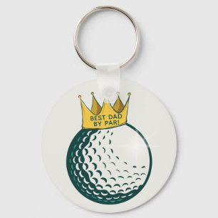 Porte-clés Meilleur Papa Par Photo Golf Ball Personnalisé