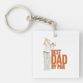 Porte-clés Meilleur papa par rapport (Devant)