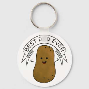 Porte-clés Meilleur Papa Patate