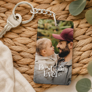 Porte-clés Meilleur Papa Personnalisé avec Photo