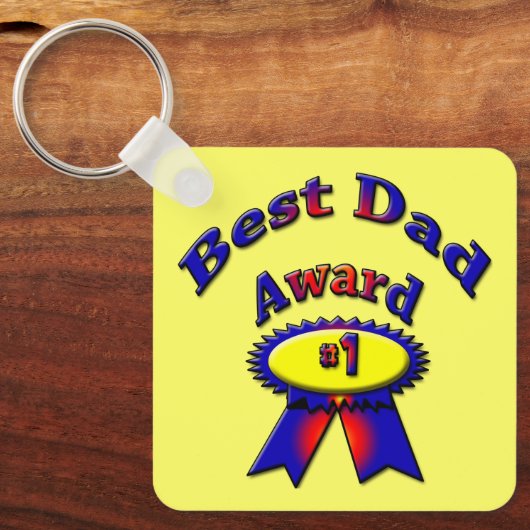 Porte-clés Meilleur papa Prix # 1 Père (Recto)