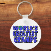 Porte-clés Meilleur Papi du Monde (Recto)