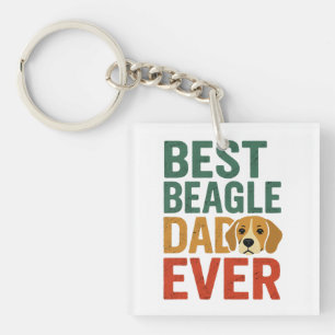 Porte-clés Meilleur Père Beagle jamais