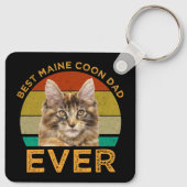 Porte-clés Meilleur Père Coon Maine Jamais (Dos)