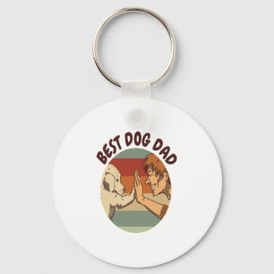 Porte-clés Meilleur père de chien