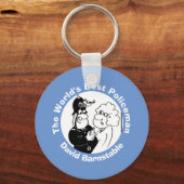 Porte-clés Meilleur policier ou gendarme du monde. (Verso)