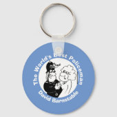 Porte-clés Meilleur policier ou gendarme du monde. (Verso)