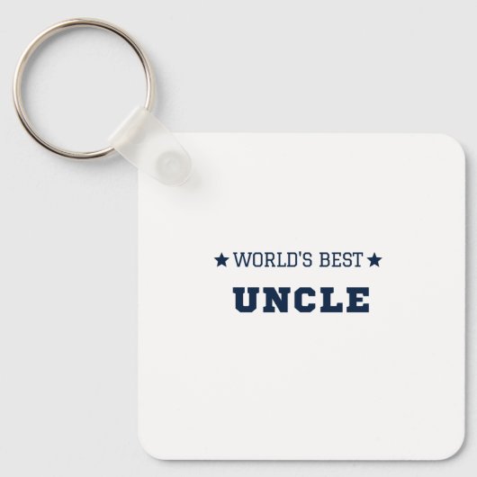 Porte-clés Meilleur Porte - clé oncle du monde (Recto)