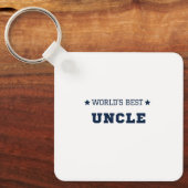 Porte-clés Meilleur Porte - clé oncle du monde (Recto)