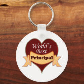 Porte-clés Meilleur Principal du monde (Recto)