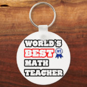 Porte-clés Meilleur professeur de mathématiques au monde (Recto)