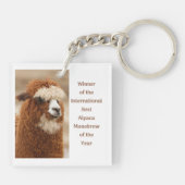 Porte-clés Meilleur Sourcil Unique d'Alpaca (Dos)