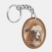 Porte-clés Meilleur Sourcil Unique d'Alpaca (Devant gauche)
