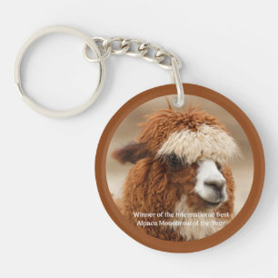 Porte-clés Meilleur Sourcil Unique d'Alpaca