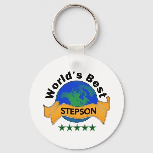 Porte-clés Meilleur Stepson du monde (Recto)