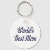 Porte-clés Meilleur texte gris maman (Recto)