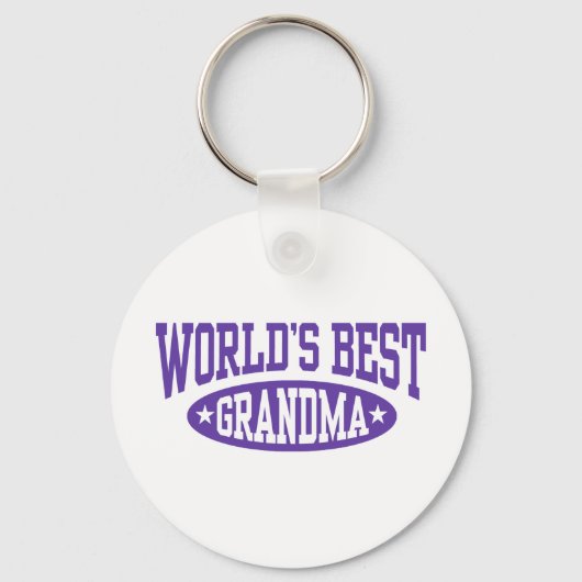 Porte-clés Meilleure grand-mère du monde (Recto)