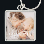 Porte-clés Meilleure grand-mère du monde depuis 20XX Photo si<br><div class="desc">Ce design simple et moderne est composé d'une typographie serif et cursive et d'ajouter une photo personnalisée</div>