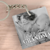 Porte-clés Meilleure grand-mère du monde depuis 20XX Photo si