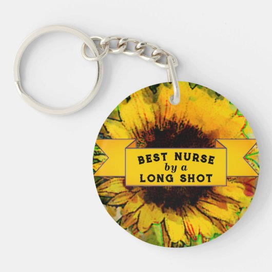 Porte-clés Meilleure infirmière Porte - clé (Devant)