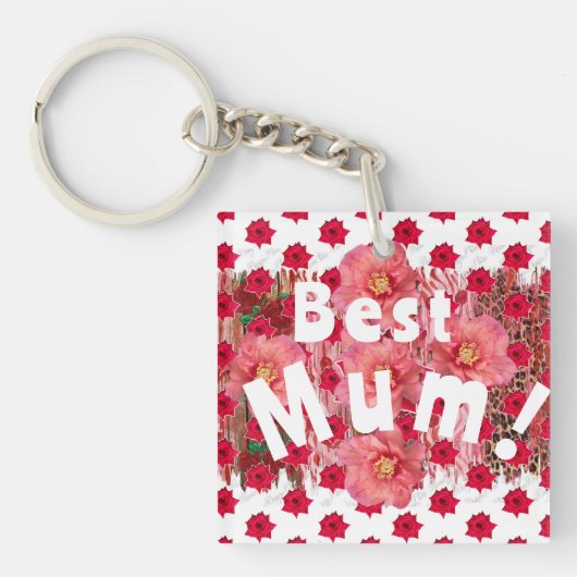 Porte-clés Meilleure maman ! (Devant)