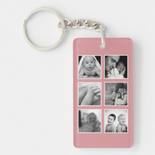 Porte-clés Meilleure Maman Collage Photo