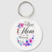 Porte-clés Meilleure maman dans l'histoire d'Ever (Recto)