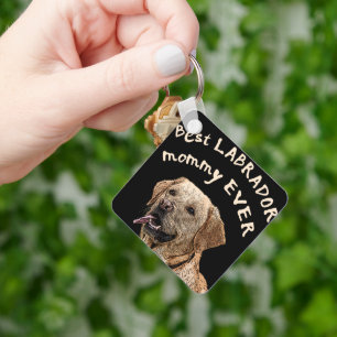 Porte-clés Meilleure maman du Labrador