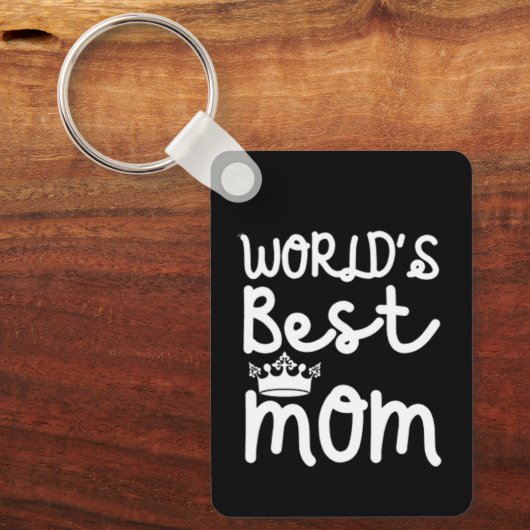 Porte-clés Meilleure maman du monde (Recto)