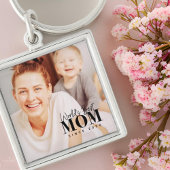 Porte-clés Meilleure maman du monde depuis 20XX Photo moderne